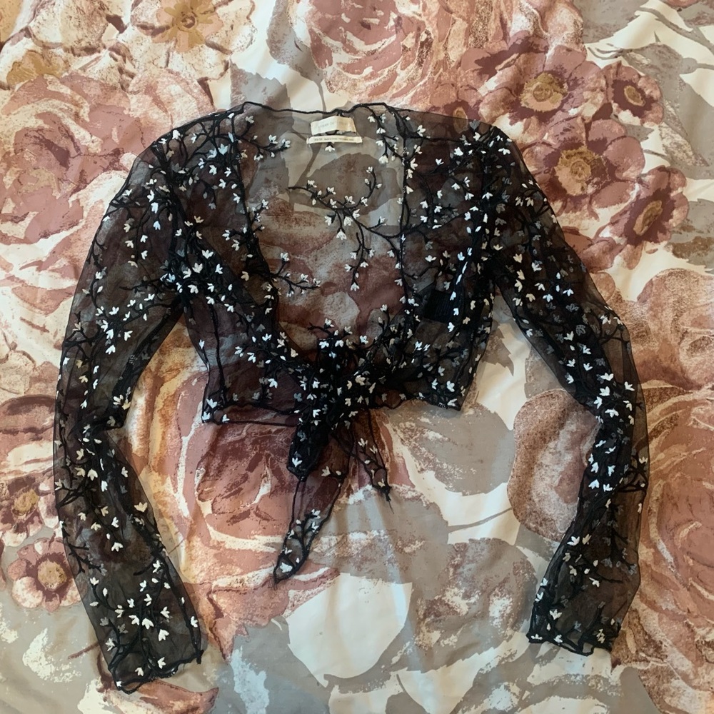 Never worn sheer blouse
